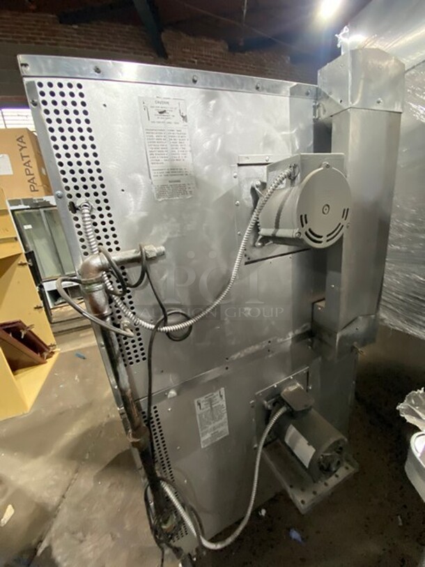  Southbend Commercial Natural Gas Powered Double Deck Convection Oven! With Solid Doors! Metal Oven Racks! All Stainless Steel! On Casters! Silver Star Edition! 2x Your Bid Makes One Unit! - Image 4 of 10
