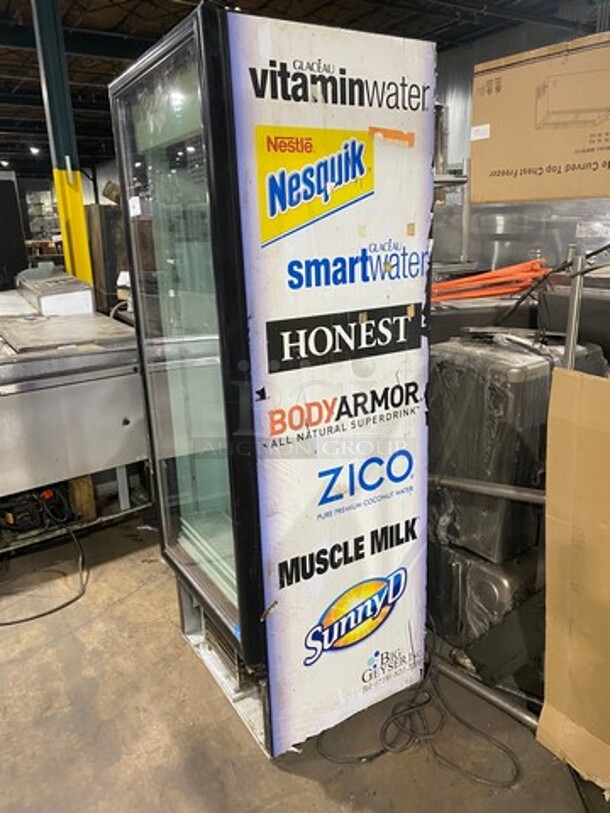 Imbera Commercial Single Door Reach In Cooler Merchandiser! With View Through Door! Poly Coated Racks! Model: G319 SN: 534110905193 115V 60HZ 1 Phase - Image 3 of 8