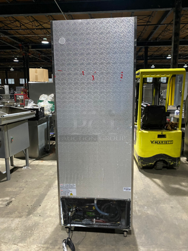 Avantco Commercial Single Door Reach In Freezer! With Poly Coated Racks! All Stainless Steel! On Casters! Model: 178CFD1FF 115V 60HZ - Image 2 of 11