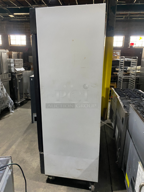 COOL! True 2 Door Reach In Freezer Merchandiser! With View Through Doors! With Poly Coated Racks! On Casters! Model: GDM49F SN: 14775740 115/208/230V 60HZ 1 Phase - Image 2 of 9