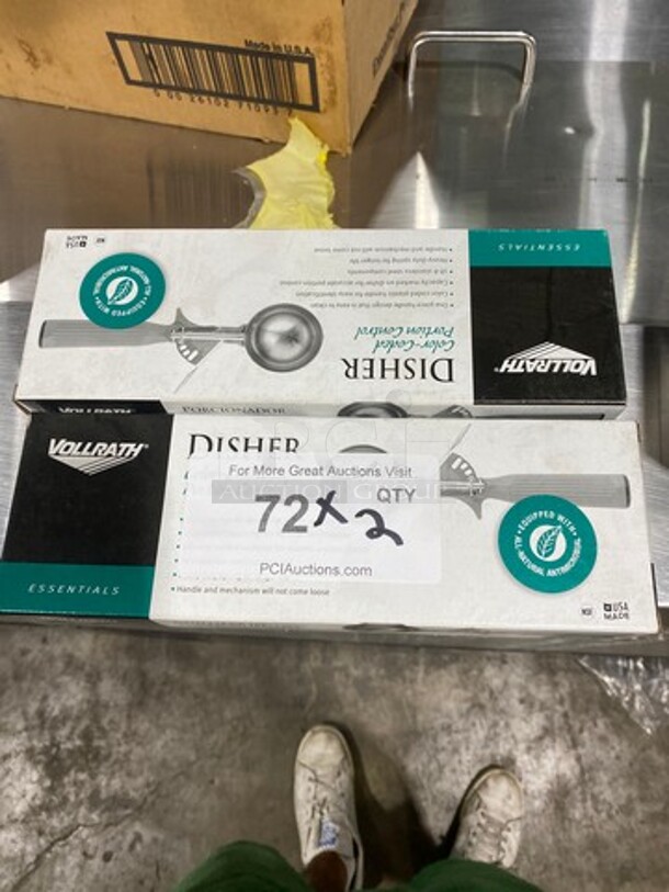 NEW! Vollrath Food Portion Scoopers! 2x Your Bid! - Image 1 of 1