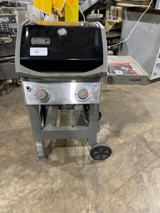 WEBER Out Door Propane BBQ Grill On Casters!