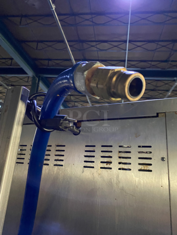Attias Commercial Natural Gas Powered Countertop 8 Burner Gyro Machine! All Stainless Steel! - Image 9 of 9