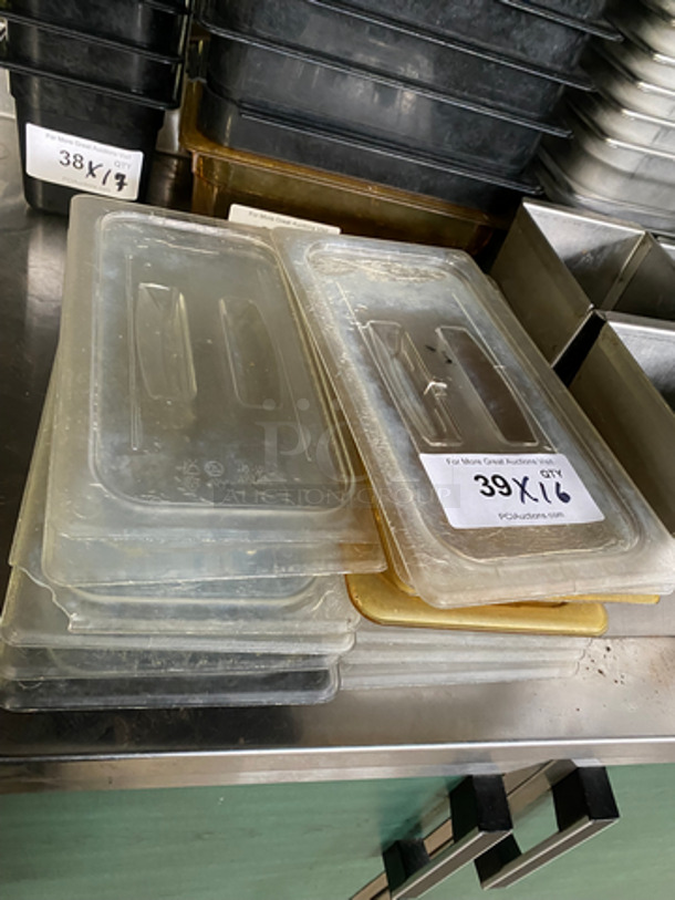 Assorted Color Poly Food Pan Lids! 16x Your Bid! - Image 5 of 5