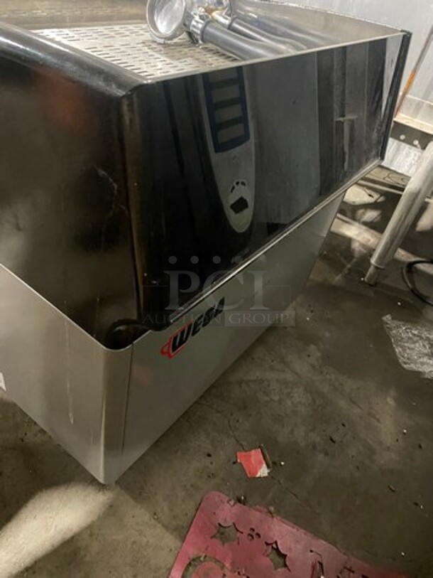 Wega Commercial Countertop Cappuccino/Espresso Machine! All Stainless Steel! Model: EVD1AT SN: 409147 110V - Image 4 of 11
