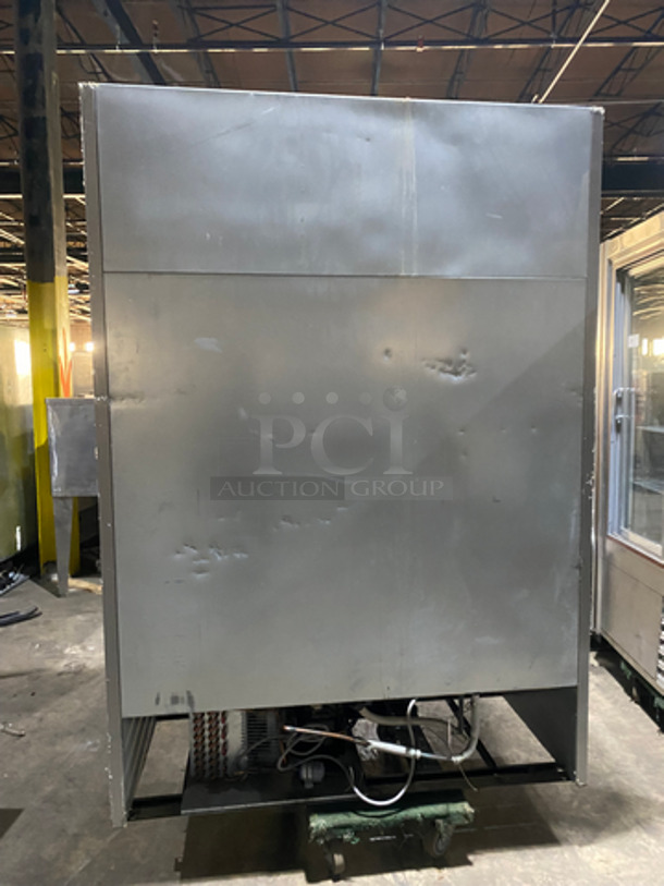 Beverage Air Commercial 2 Door Reach In Freezer! With Poly Coated Racks! All Stainless Steel! Model: KF481AS SN: 9025623 115V 60HZ 1 Phase - Image 3 of 10