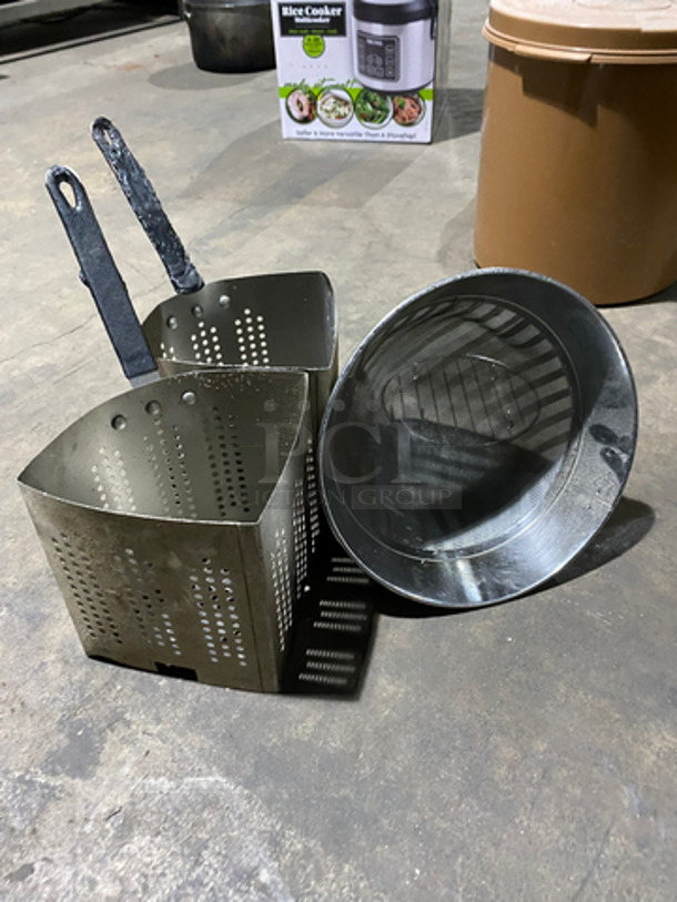 Commercial Strainers! 3 Times Your Bid!