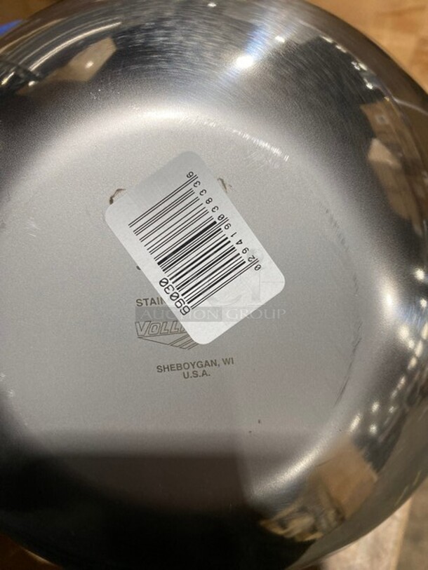 NEW! Vollrath 3QT Stainless Steel Mixing Bowls! 6x Your Bid! MODEL 69030 SN: 029419038336 - Image 7 of 7