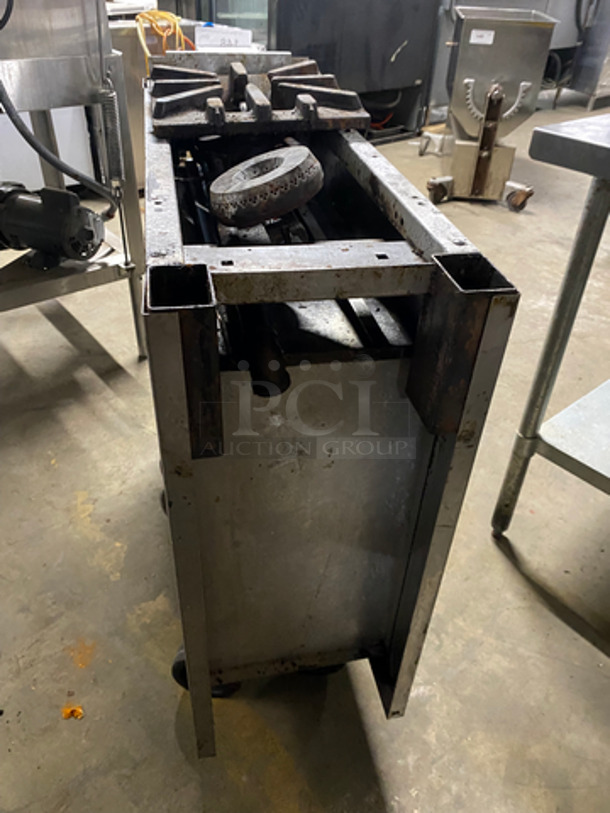 Wolf Commercial Natural Gas Powered 2 Burner Stock Pot Range! All Stainless Steel! On Casters! - Image 3 of 11