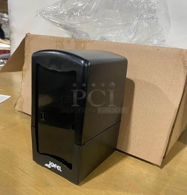 NEW! IN THE BOX! Jofel Black Poly Napkin Dispenser! 4x Your Bid! - Image 3 of 7