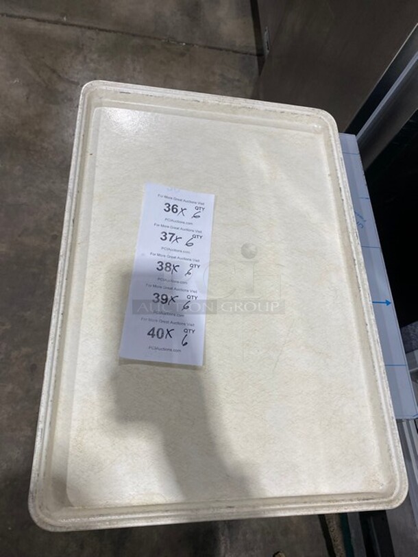 Market Tray Poly Food Serving Trays! 6x Your Bid! - Image 1 of 4