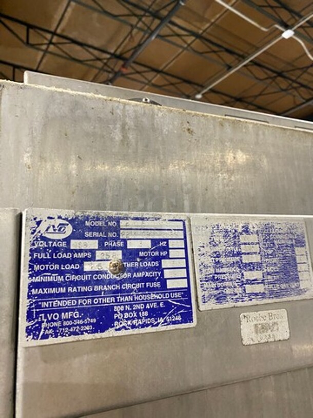 LVO Commercial Pan Dishwasher Machine! All Stainless Steel! On Legs! Model: FL14G SN: 221309012568 480V 60HZ 3 Phase - Image 5 of 8