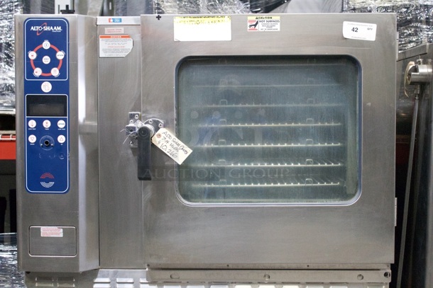 Alto-Shaam 7.14MLGS (1) Pre-Stacked CombiTherm. Gas Combi / Electric Multi-Cook Oven Package - 110/115v / 1ph Natural Gas  - Image 2 of 7