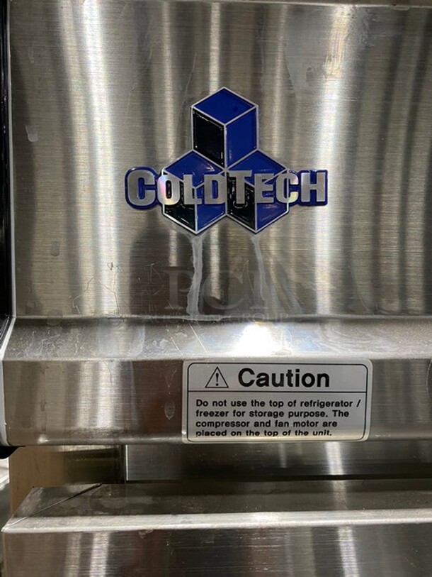 CoolTech Commercial Stainless Steel Reach In Half Cooler/Half Freezer Combo! On Casters! MODEL J2SRF-20B SN RF200505043 115V 1PH - Image 8 of 12
