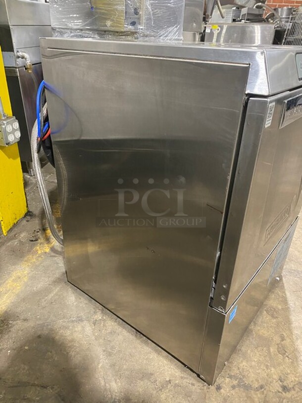 Sweet! LATE MODEL Hobart Commercial Under The Counter Dishwasher! With Dish Rack! All Stainless Steel! Model LXER Serial 231186908! 120/208-240V 1Phase! - Image 4 of 10