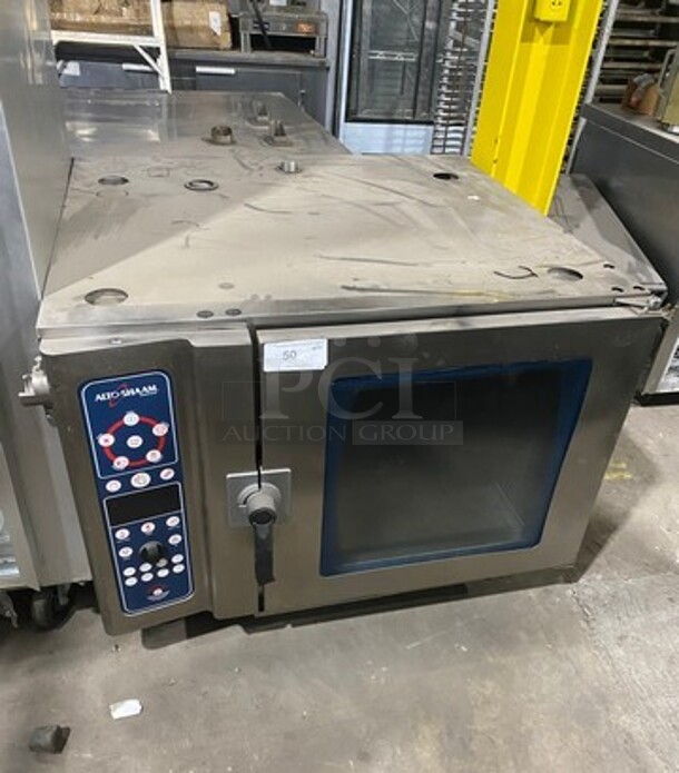 Alto Shaam Commercial Combitherm Convection Oven! All Stainless Steel! On Legs! Model: 7.14ESI SN: 701637000 208/240V 60HZ 3 Phase