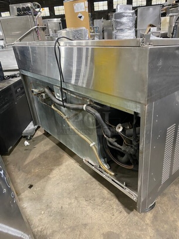 2010 Marsal Commercial Refrigerated Pizza Prep Table! With Single Door Storage Space! With 2 Drawers Underneath! All Stainless Steel! On Casters! Model: BM64 SN: 1319 115V 60Hz 1 Phase - Image 3 of 9