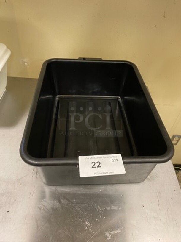 Black Poly Bus Bin! - Image 1 of 4