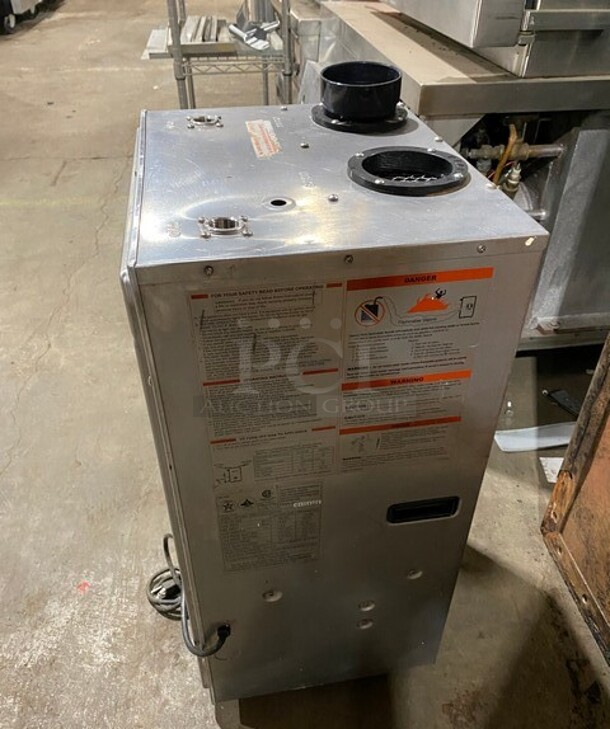 Eternal Natural Gas Powered Condensing Hybrid Water Heater! Model GU145S Serial G1214323! - Image 3 of 3