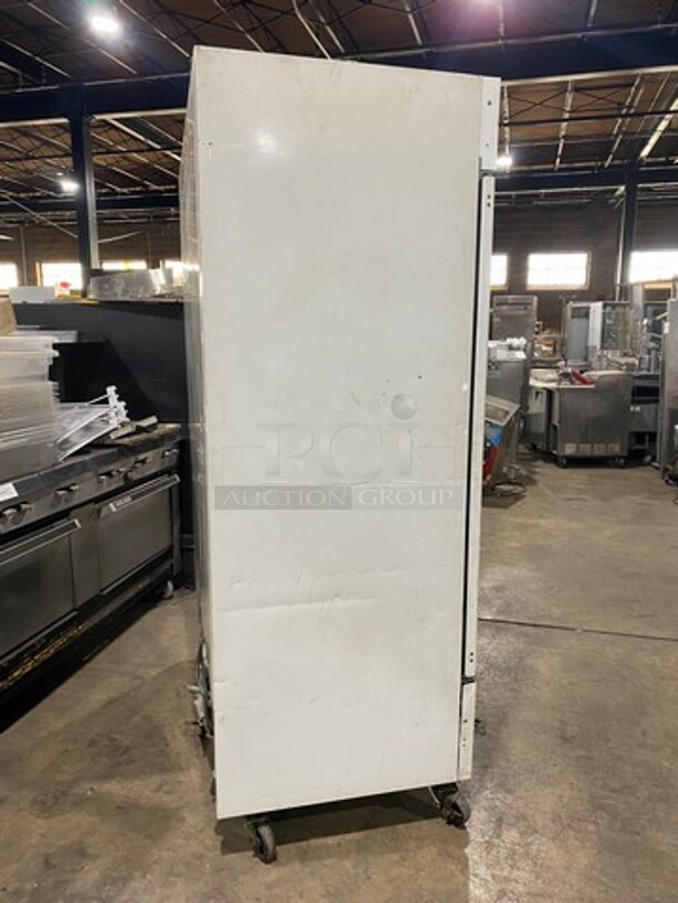 COOL! Turbo Air Commercial 2 Door Ice Cream Freezer! With View Through Doors! Poly Coated Racks! On Casters! Model: TGF49F SN: GF49107011 110/120V 60HZ 1 Phase - Image 3 of 9