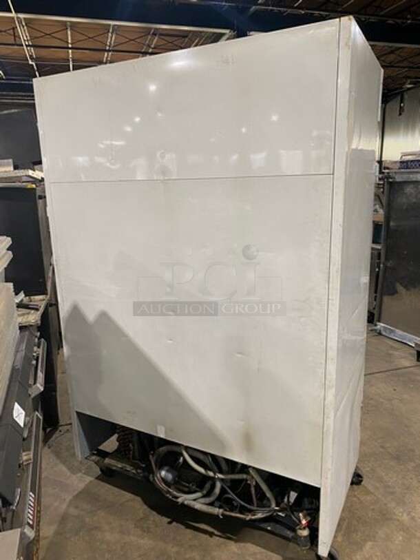 COOL! Turbo Air Commercial 2 Door Ice Cream Freezer! With View Through Doors! Poly Coated Racks! On Casters! Model: TGF49F SN: GF49107011 110/120V 60HZ 1 Phase - Image 4 of 9