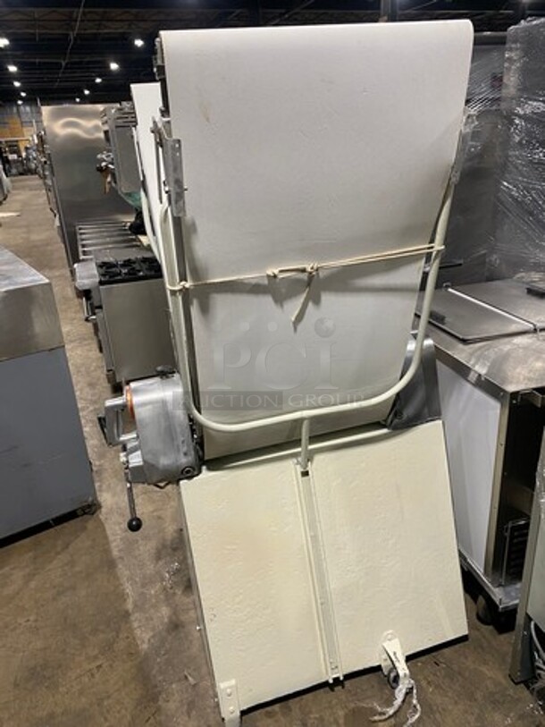 WOW! Rondo Seewer Commercial Floor Style Reversible Dough Sheeter! Stainless Steel Body! Model: SYN603 SN: 10955! 208V 3 Phase! Working When Removed!  - Image 2 of 9