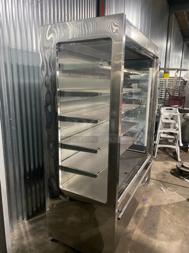 Langer Grab N'Go Open Refrigerated Display Cooler Merchandiser! With Night Cover! - Image 4 of 9