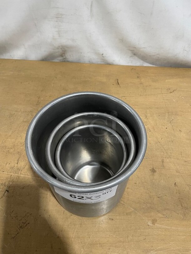 Vollrath Stainless Steel Assorted Bain Marie Pots! 3X Your Bid!  - Image 2 of 10