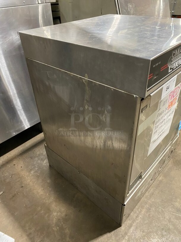 CMA Commercial Under The Counter Dishwasher! All Stainless Steel! MODEL L1X16 SN:182549 120V 1PH - Image 2 of 9