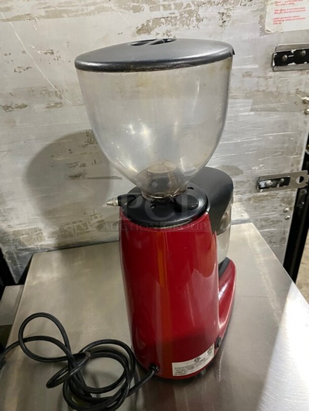 Compak k-3 Elite Espresso Grinder In Red! 110V - Image 4 of 7