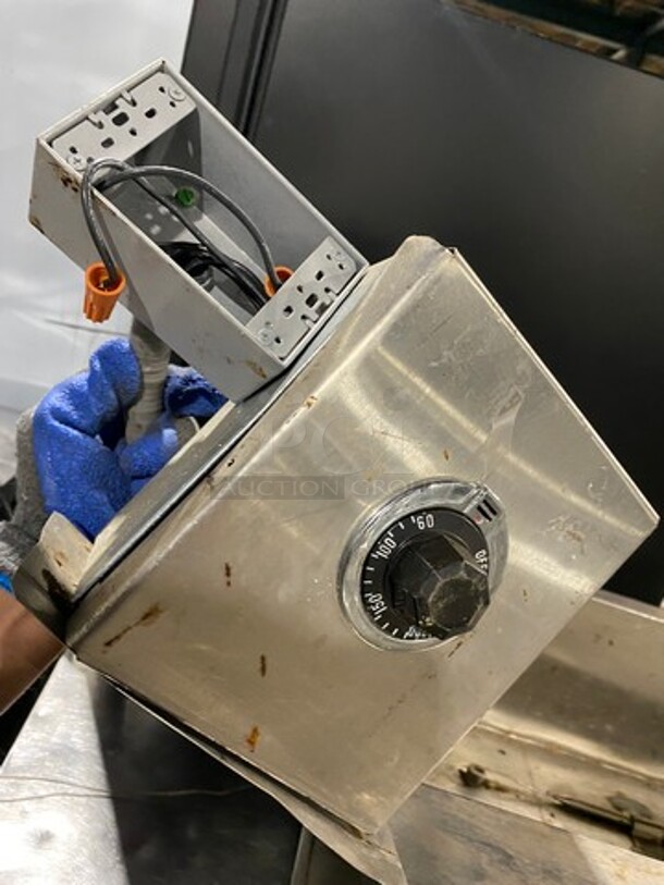 Commercial Countertop Electric Powered 3 Well Drop In Steam Table! All Stainless Steel! - Image 6 of 6