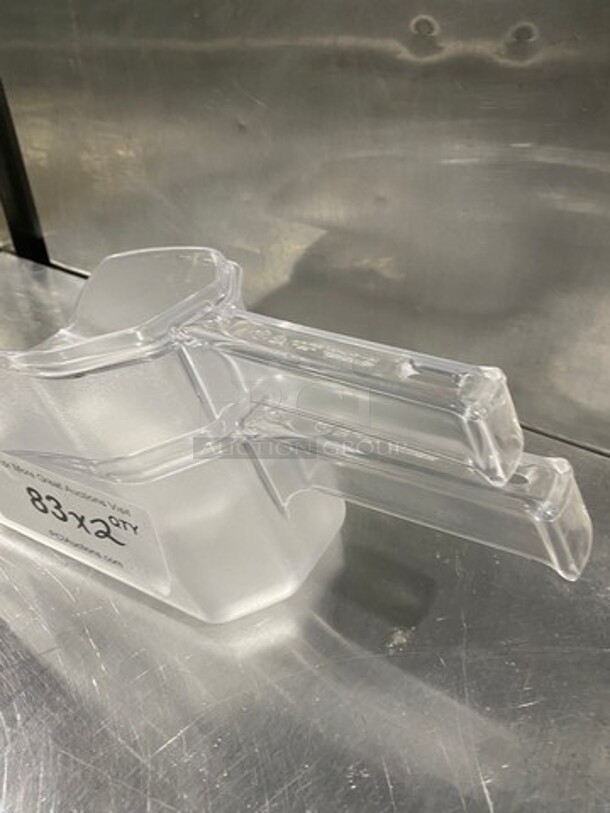 NEW! Clear Poly Ingredient Scooper! 2x Your Bid! - Image 3 of 4