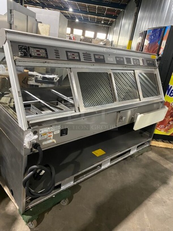 Henny Penny Commercial Countertop Electric Powered Heated Food Display Case Merchandiser! With Rear Access Sliding Doors! Stainless Steel Body! Model: HMR106 SN: HA0610047 120/208V 60HZ 1 Phase - Image 3 of 9