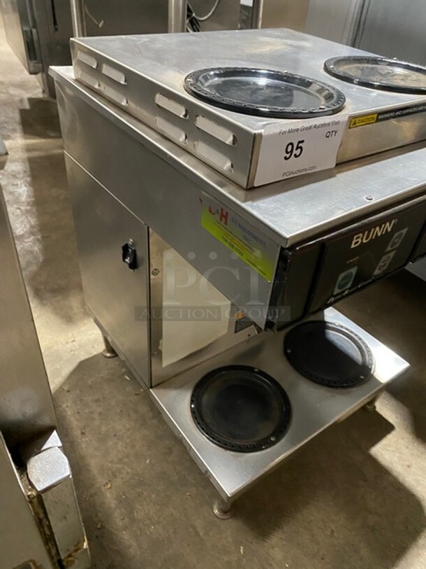 Bunn Commercial Countertop Dual Coffee Machine! With 4 Coffee Pot Warmers! All Stainless Steel! On Small Legs! Model: CDBC2/2TWIN SN: TWIN055798 120V 60HZ 1 Ph - Image 2 of 9