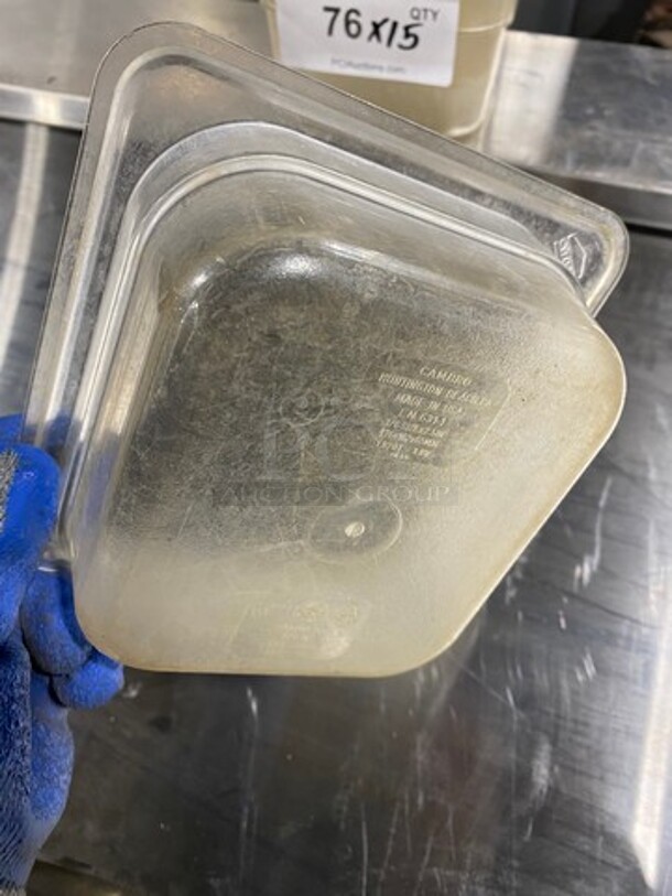 Cambro Clear Poly Food Containers! 15x Your Bid! - Image 5 of 7