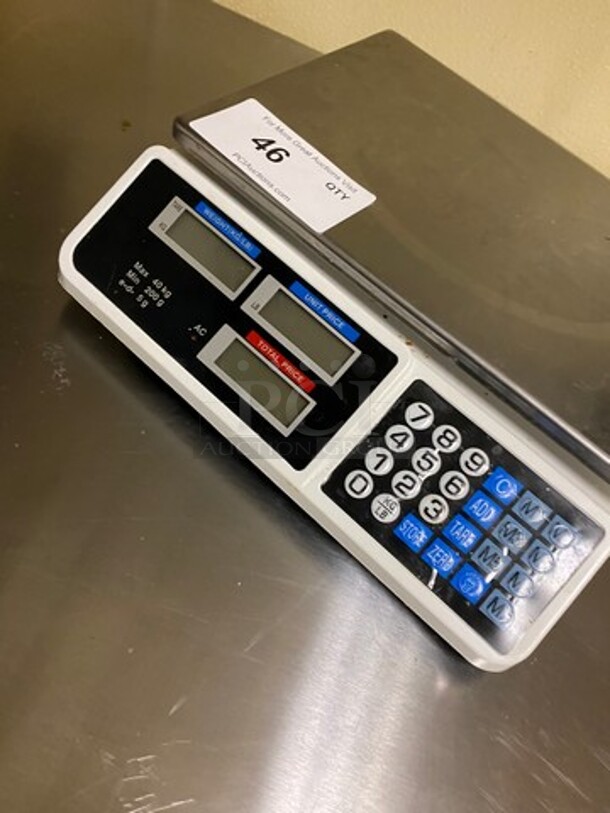 Commercial Countertop Food Portioning/ Pricing Scale! WORKING WHEN REMOVED! - Image 5 of 5