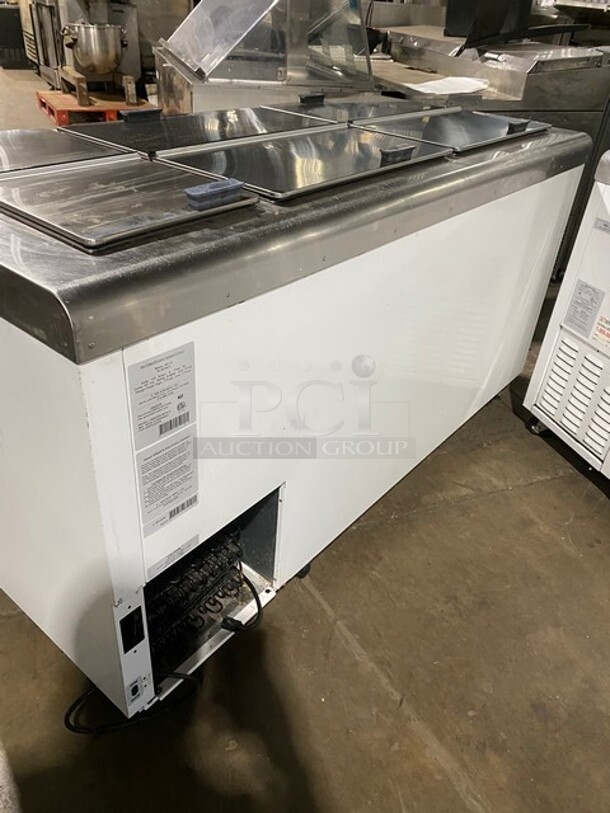 Cnelson All Stainless Steel Commercial Ice Cream Dipping Cabinet With Solid lids! MODEL BD10-RI SERIES 115V - Image 3 of 9