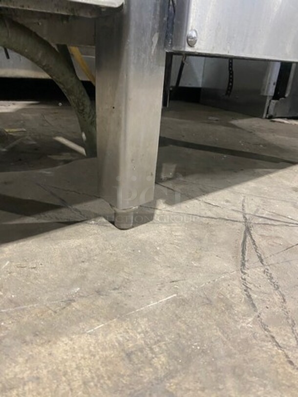 ADS High Temp Upright Pass Through Dishwasher! Model HT25! With Hot Water Booster! Model B13! All S.S.! On Legs!  - Image 7 of 9