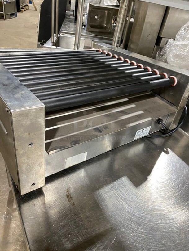 Creative Serving Ruff Rider Stainless Steel Commercial Countertop Hot Dog Roller!  Model RR33X SN: 3001071 120V 1PH - Image 3 of 8