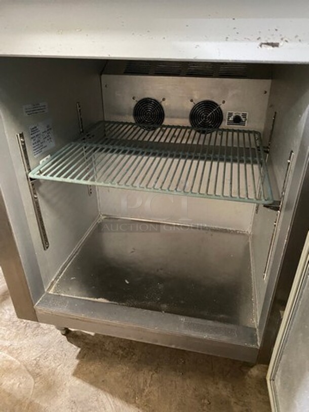 Leader Commercial Single Door Lowboy/Worktop Cooler! All Stainless Steel! On Legs! Model: NSFB27 SN: NK041096 115V 60HZ 1 Phase - Image 5 of 7