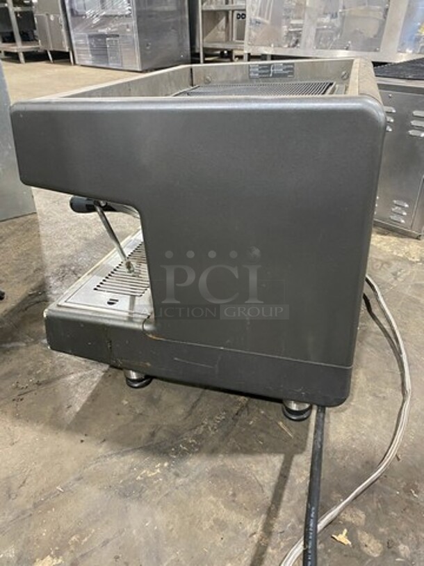 Nuova Simonelli Commercial Countertop 2 Group Espresso Machine! All Stainless Steel! On Legs! Model: V2 SN: 245458 208/240V25 - Image 4 of 12