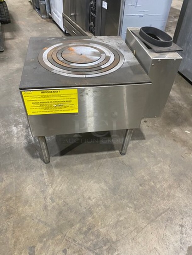 WOW! BRAND NEW! NEVER USED! Vulcan Commercial Natural Gas Powered 5 Ring Jet Burner Stock Pot! All Stainless Steel! On Legs! Model: SPR10005 SN: 481079555RS - Image 3 of 10
