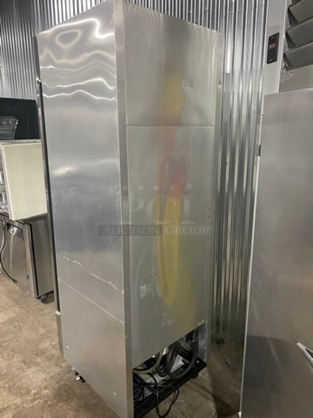 True Commercial Single Door Reach In Refrigerator! With Poly Coated Racks! All Stainless Steel! On Casters! Model: T23 SN: 5279908! 115V 60HZ 1 Phase!
 - Image 3 of 10