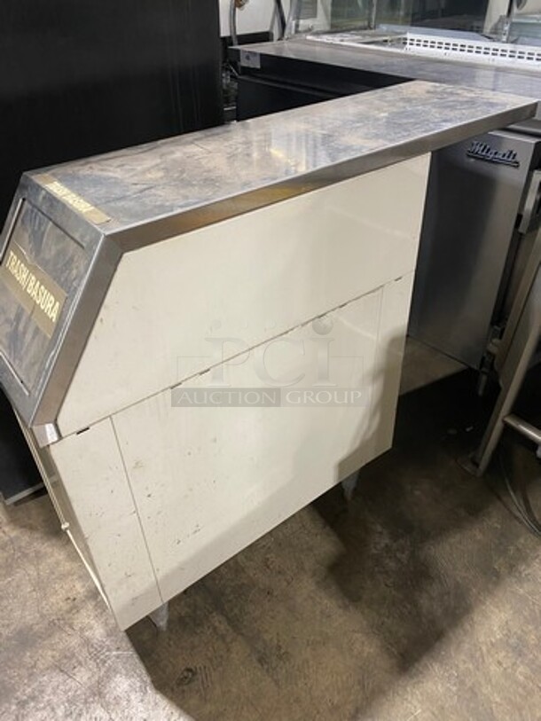 In Cabinet Trash Can Shell! On Legs! - Image 3 of 6