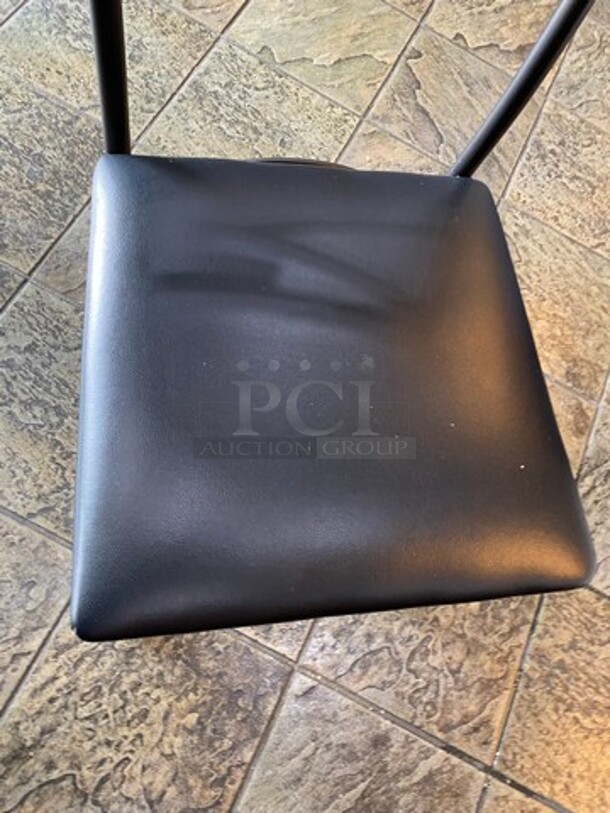 Black Cushioned Chair! With Black Body! 4x your Bid! - Image 4 of 7