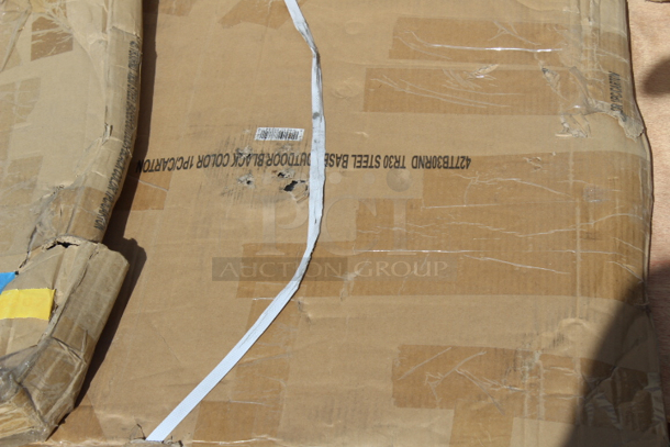 BRAND NEW SCRATCH & DENT! Lancaster Table & Seating 427TB30RND Excalibur 30" Round Outdoor Table Base Plate. IN THE BOX!! 2x Your Bid.  - Image 3 of 3