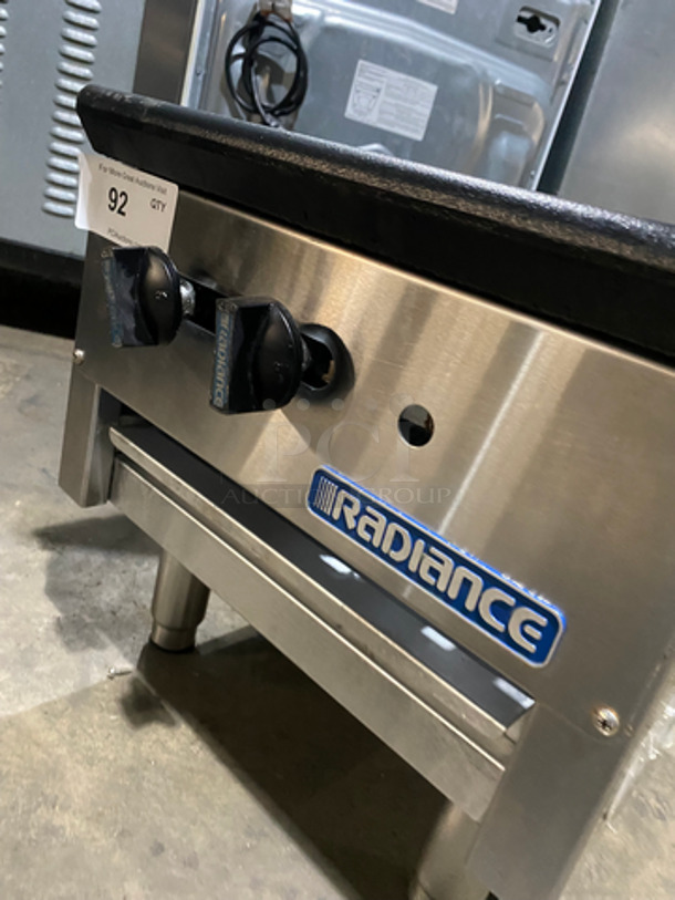 NICE! Radiance Commercial Countertop Natural Gas Powered Single Burner Stock Pot Range! All Stainless Steel! On Legs! - Image 6 of 8
