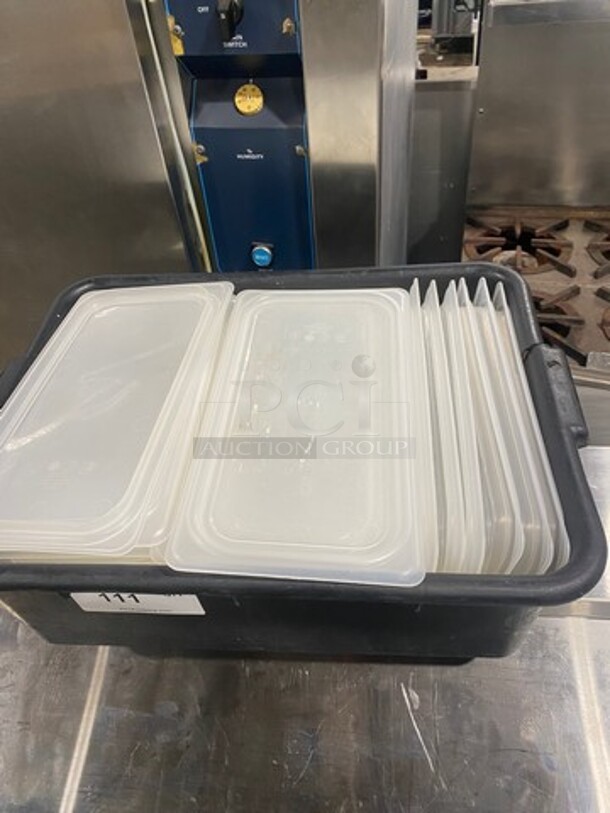 ALL ONE MONEY! Cambro Clear Poly Food Container Lids! - Image 3 of 8