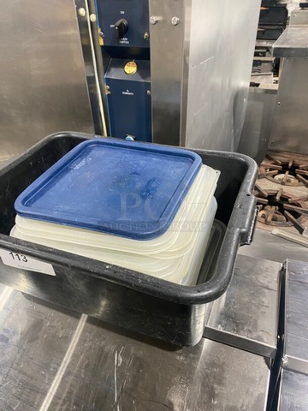 ALL ONE MONEY! Cambro Clear Poly Food Container Lids! - Image 2 of 6