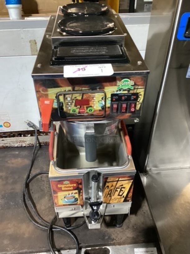 Legrands Finest Speciality Coffee Brewer, Stainless Steel. Working!
9-1/2x 18 x 24-1/4
 - Image 1 of 2